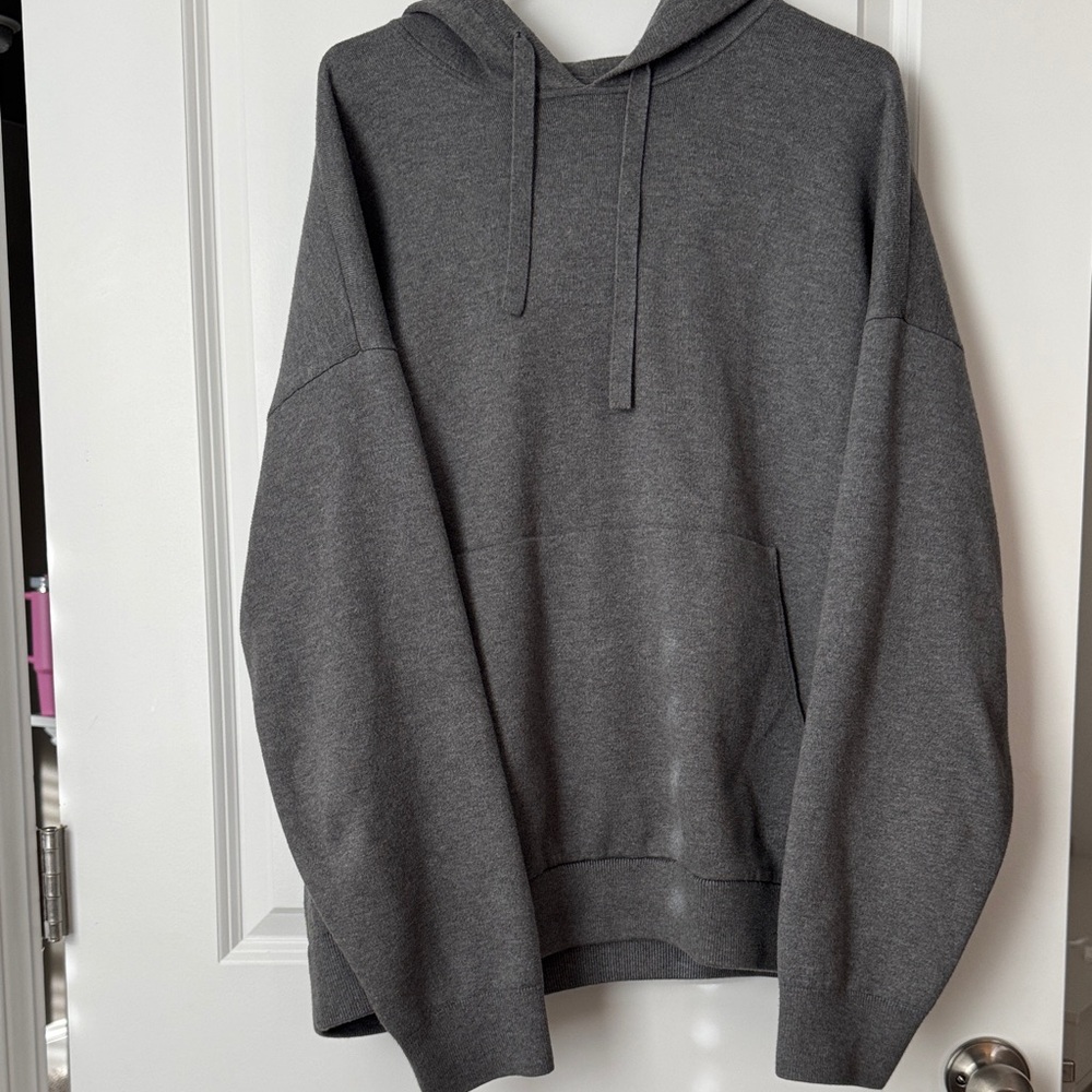Banana Republic Heather Gray Supima Cotton Sweater